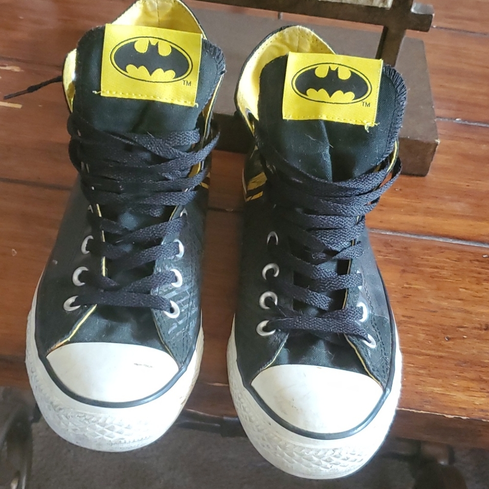 Converse All Star Sz. 8 Black & Gold